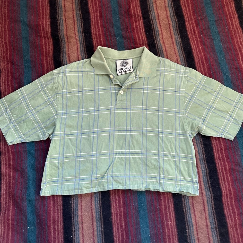 Dockers polo crop tee